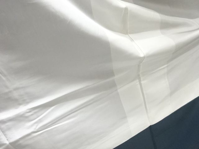  よろけ縞模様織り出し本場泥大島紬着物(9マルキ)